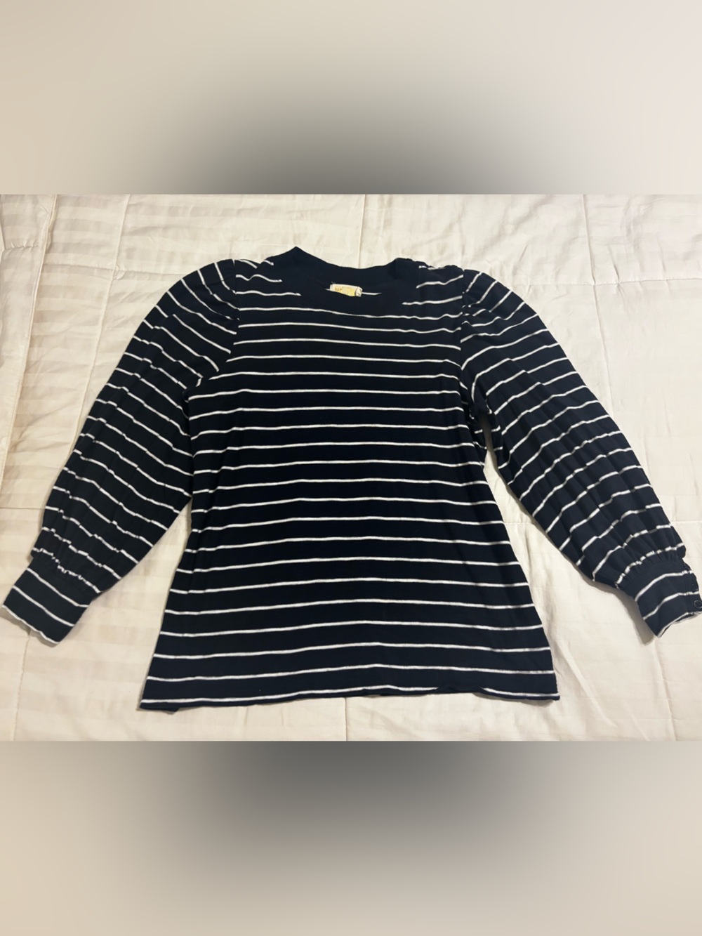 Nation LTD Pima cotton puff sleeve top